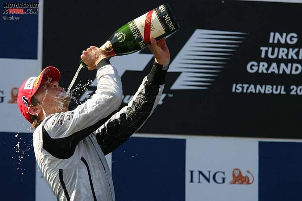 Jenson Button (Brawn) feiert