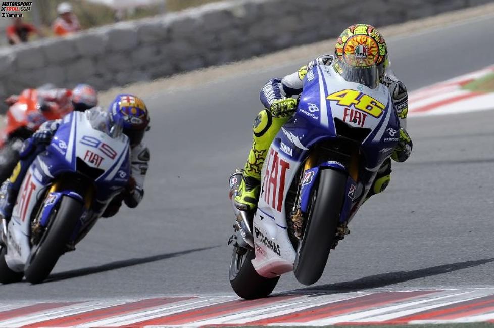  Valentino Rossi, Jorge Lorenzo (Yamaha)