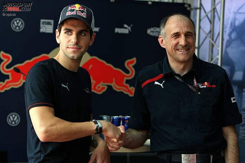 Jaime Alguersuari und Franz Tost (Teamchef) (Toro Rosso) 