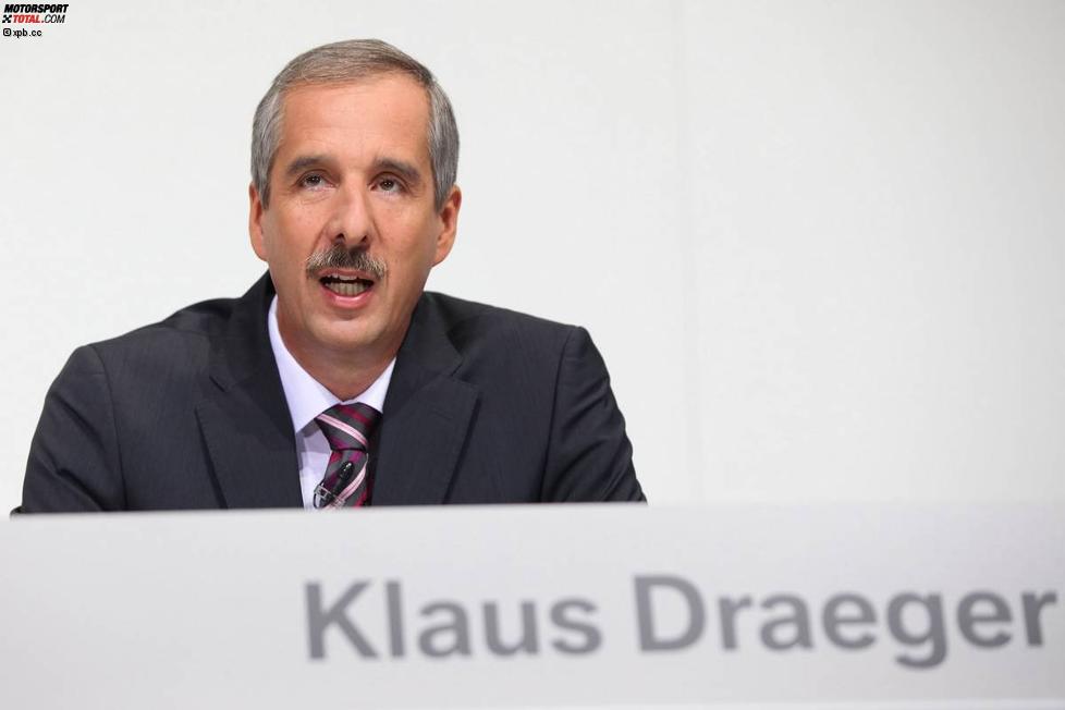 Klaus Draeger, Vorstand für Entwicklung