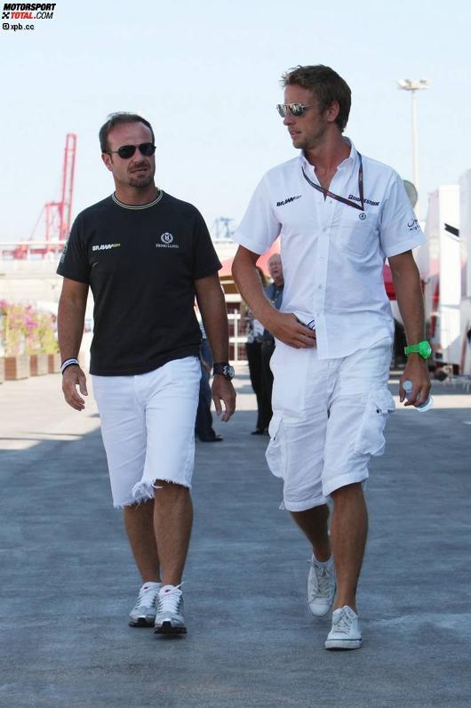 Rubens Barrichello und Jenson Button (Brawn) 