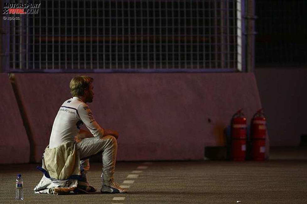 Nick Heidfeld (BMW Sauber F1 Team) nach seinem Ausfall