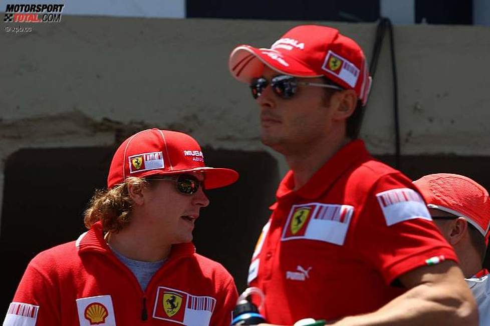 Kimi Räikkönen un d Giancarlo Fisichella (Ferrari) 