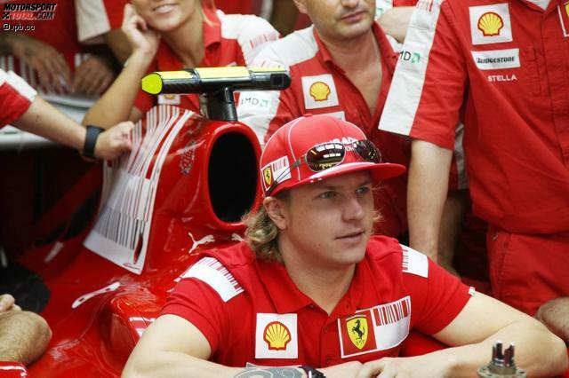 Kimi Räikkönen greift im Comeback-Jahr bei Ferrari nach seinem zweiten Titel