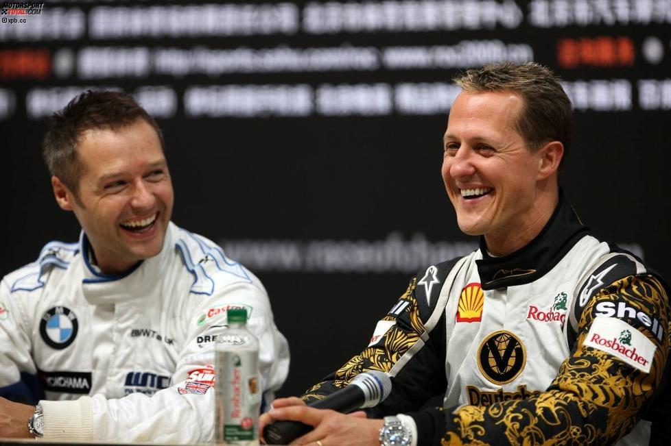 Andy Priaulx und Michael Schumacher 