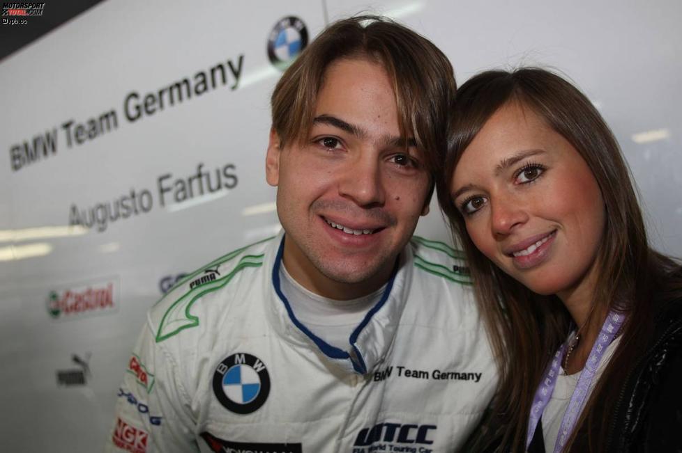 Augusto Farfus (BMW Team Germany) und Ehefrau Liri