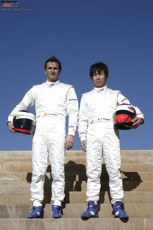 Pedro de la Rosa (Sauber) und Kamui Kobayashi (Sauber)