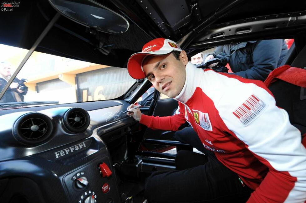 Felipe Massa im Ferrari 599XX