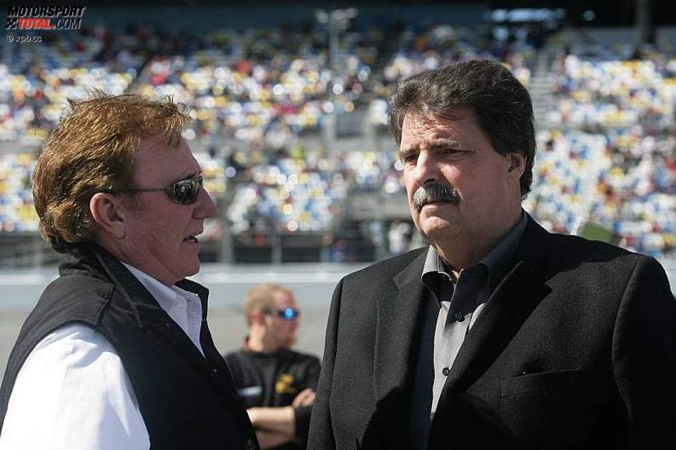 Richard Childress und NASCAR-Präsident Mike Helton
