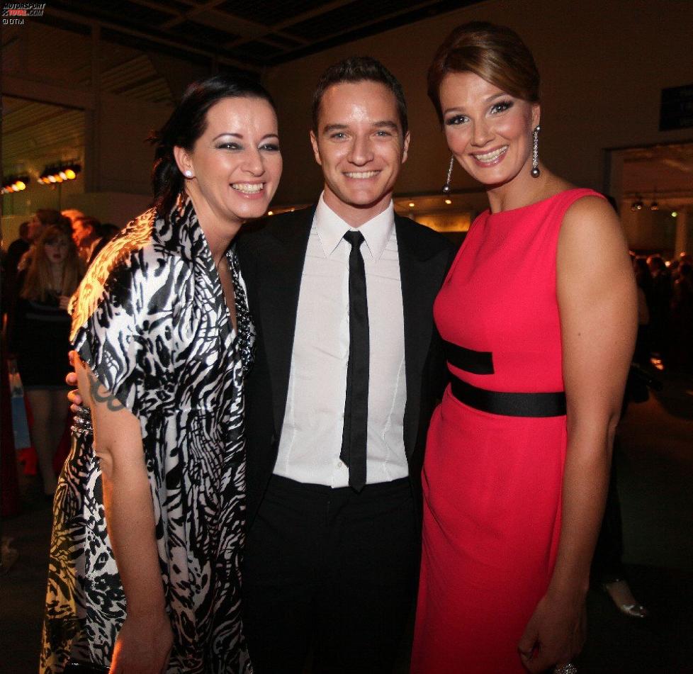 Jasmin Rubatto, Timo Scheider (Abt-Audi) und Franziska van Almsick