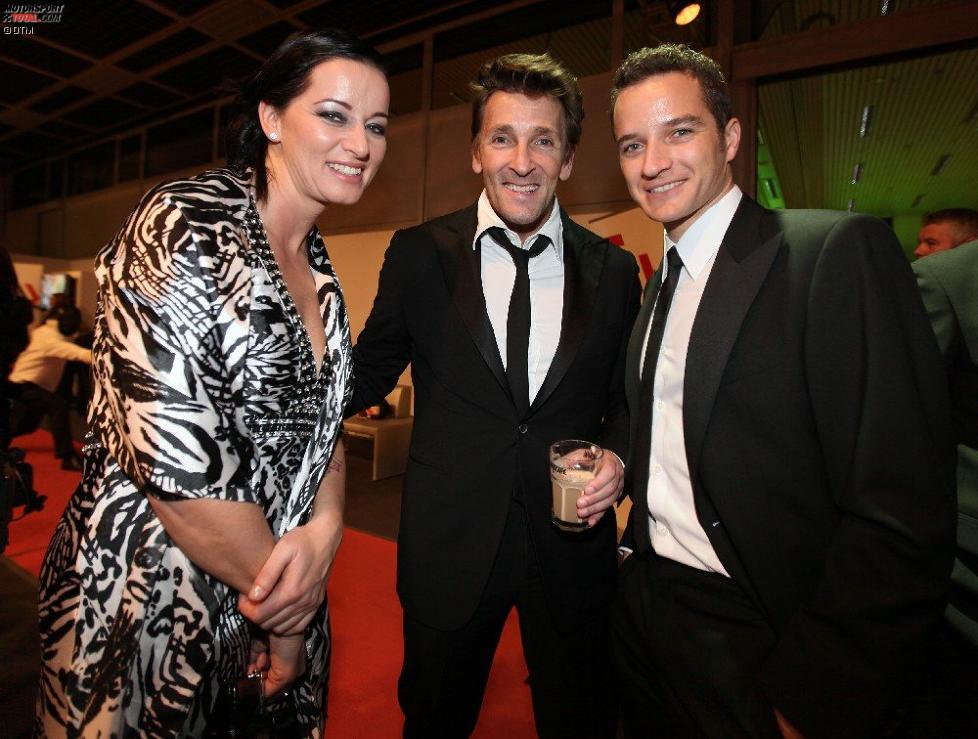 Jasmin Rubatto, Mark Keller und Timo Scheider (Abt-Audi) 