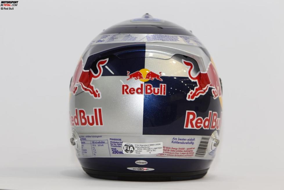 Der Helm von Sebastian Vettel