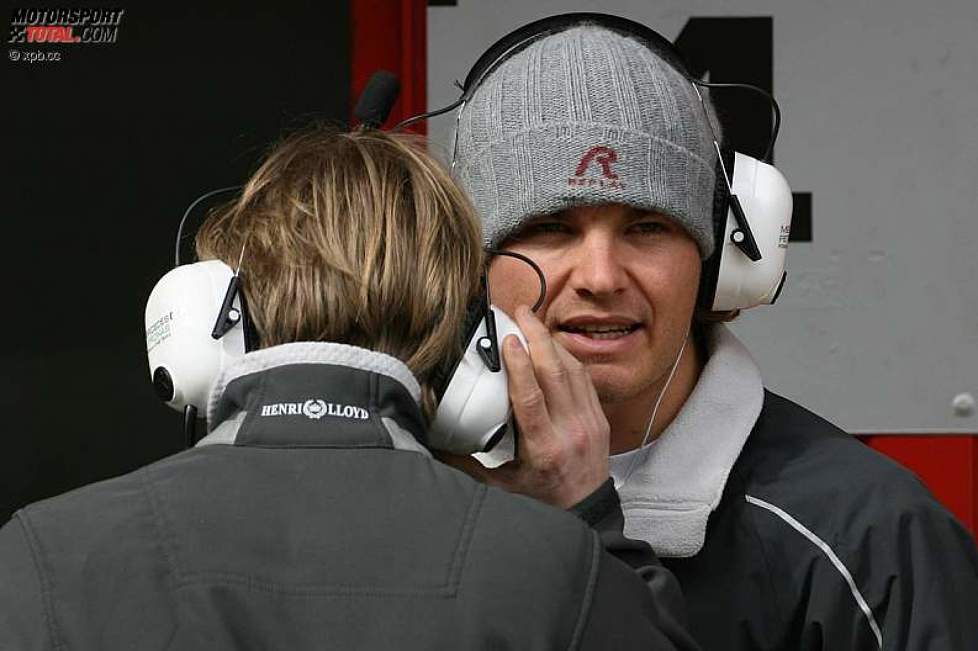 Nick Heidfeld (Mercedes) Nico Rosberg (Mercedes) 