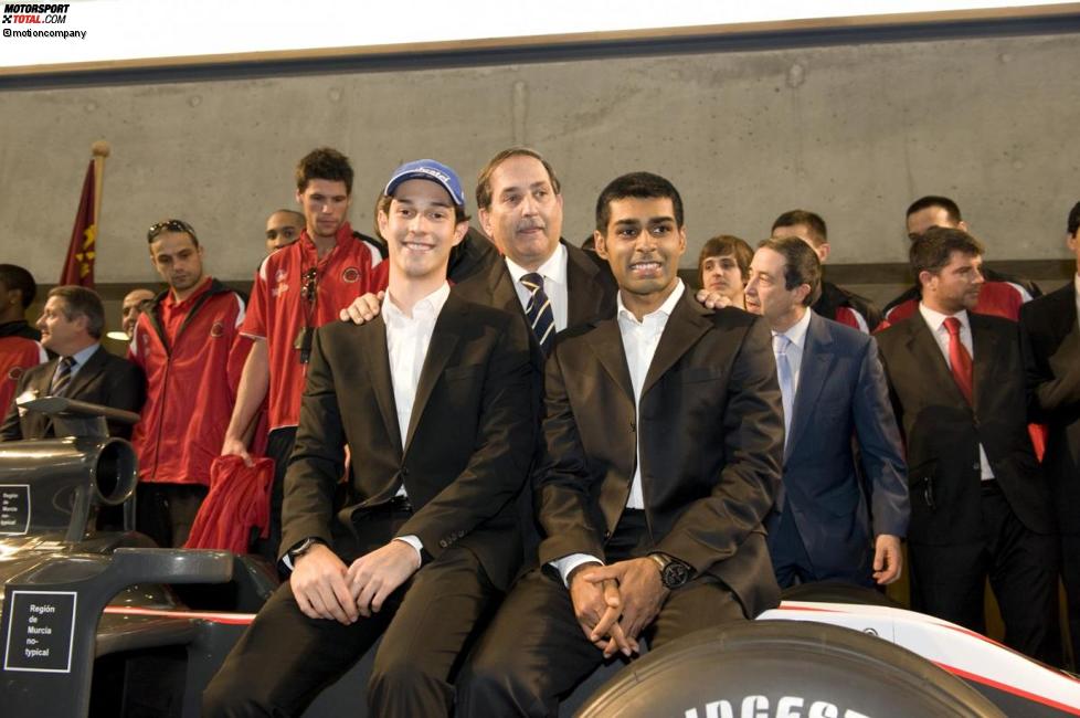 Bruno Senna und Karun Chandhok 