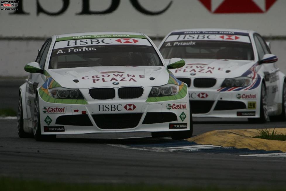 Augusto Farfus und Andy Priaulx (BMW Team RBM)