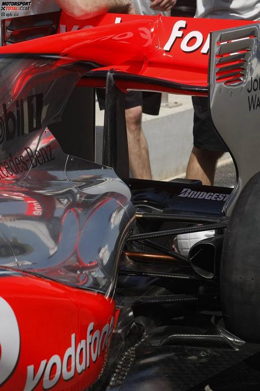 Der umstrittene McLaren-Heckflügel