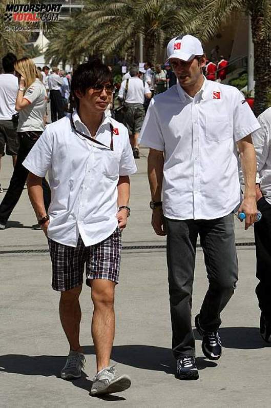 Kamui Kobayashi (Sauber) und Pedro de la Rosa (Sauber) 