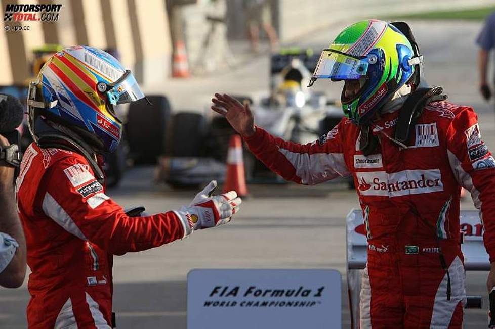 Fernando Alonso (Ferrari) und Felipe Massa (Ferrari) 