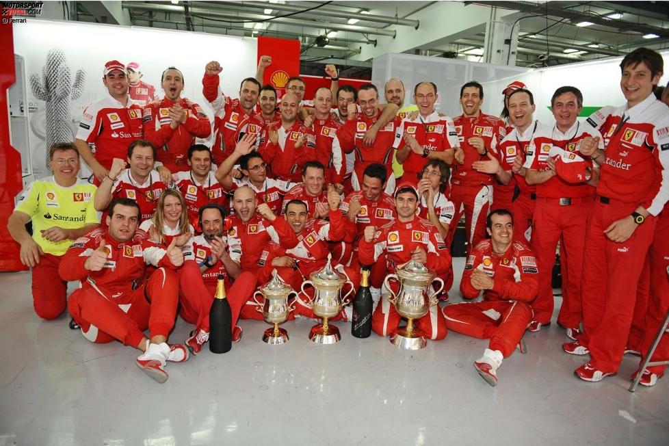 Ferrari feiert den Doppelsieg