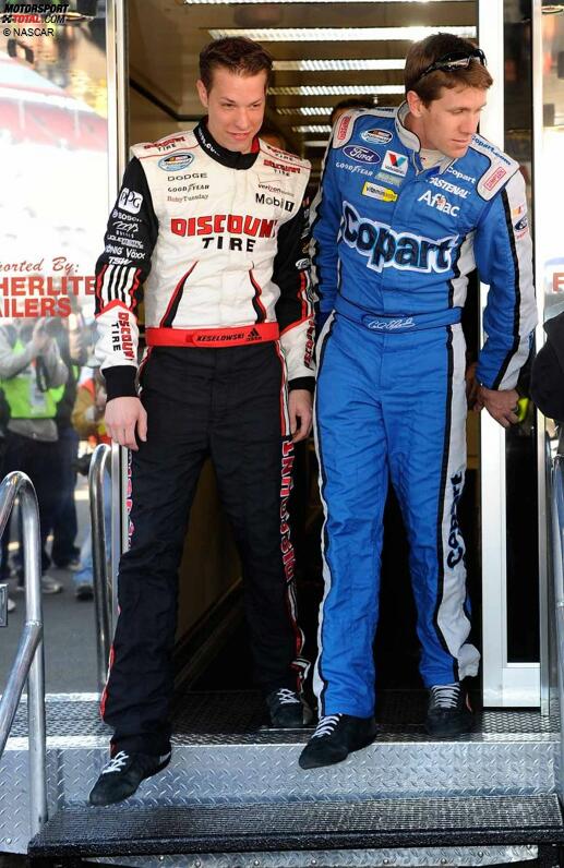Carl Edwards (Roush) und Brad Keselowski (Penske) verlassen den NASCAR-Truck