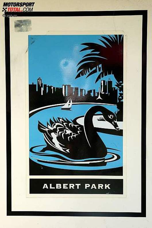 Plakat des Albert Parks in Melbourne