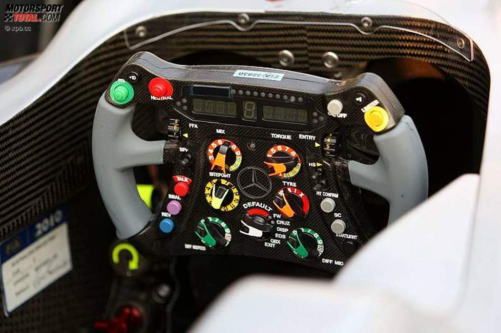 Lenkrad von Michael Schumacher (Mercedes) 