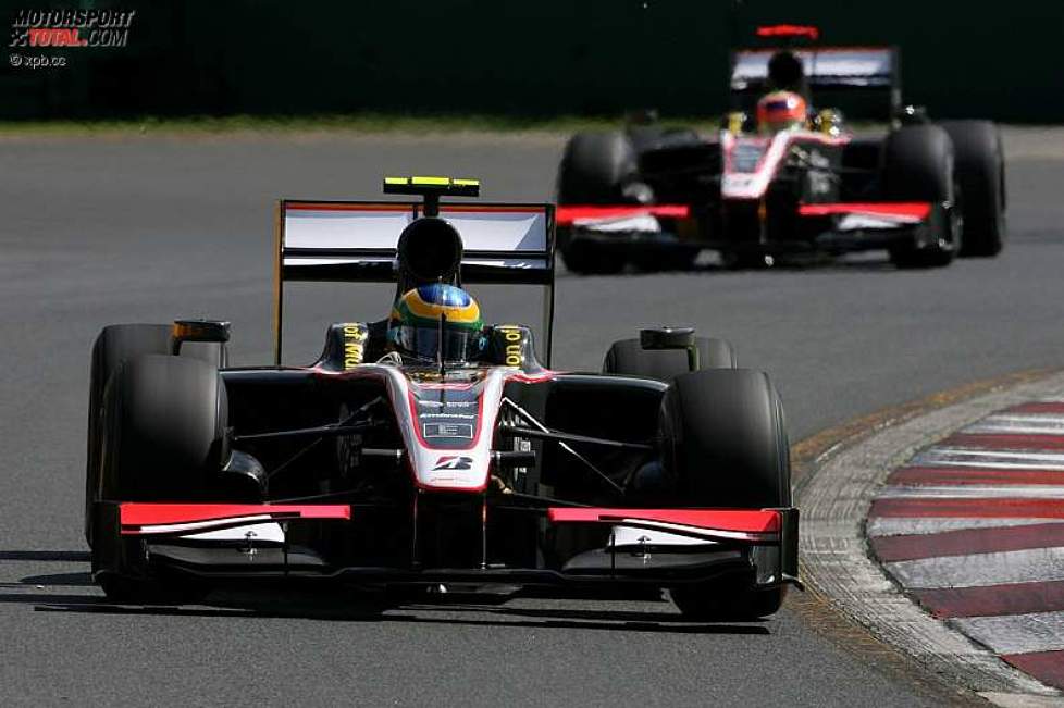 Bruno Senna und Karun Chandhok (HRT) 