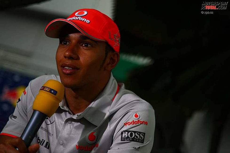 Lewis Hamilton (McLaren) im 'RTL'-Interview