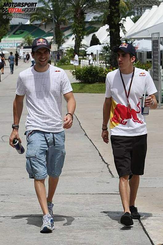 Jaime Alguersuari (Toro Rosso) und Sébastien Buemi (Toro Rosso) 