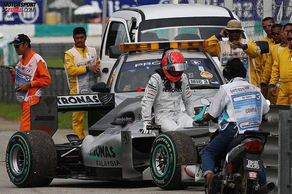 Michael Schumacher (Mercedes) fällt aus
