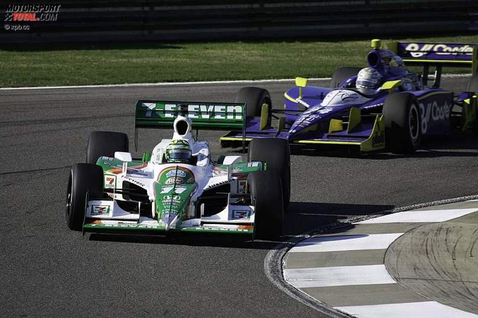 Tony Kanaan (Andretti) und Mike Conway (Dreyer and Reinbold) 