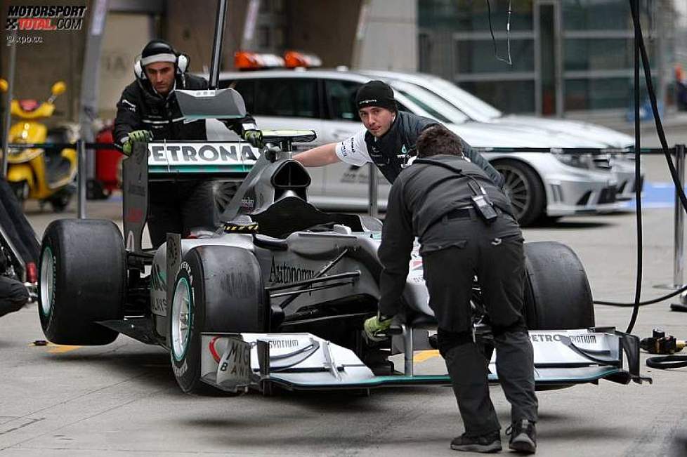 Das Auto von Nico Rosberg (Mercedes) 