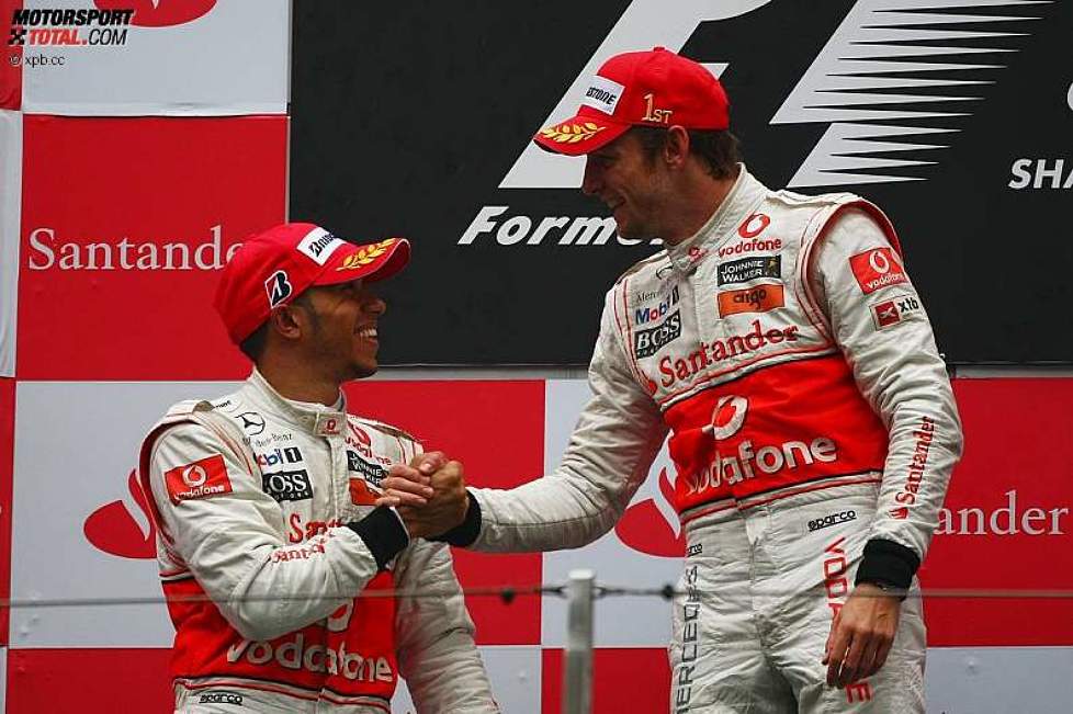 Lewis Hamilton (McLaren) und Jenson Button (McLaren) 