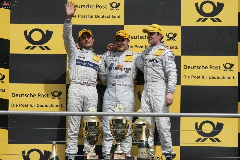 Gary Paffett Jamie Green (Persson-Mercedes) Bruno Spengler (HWA-Mercedes) 