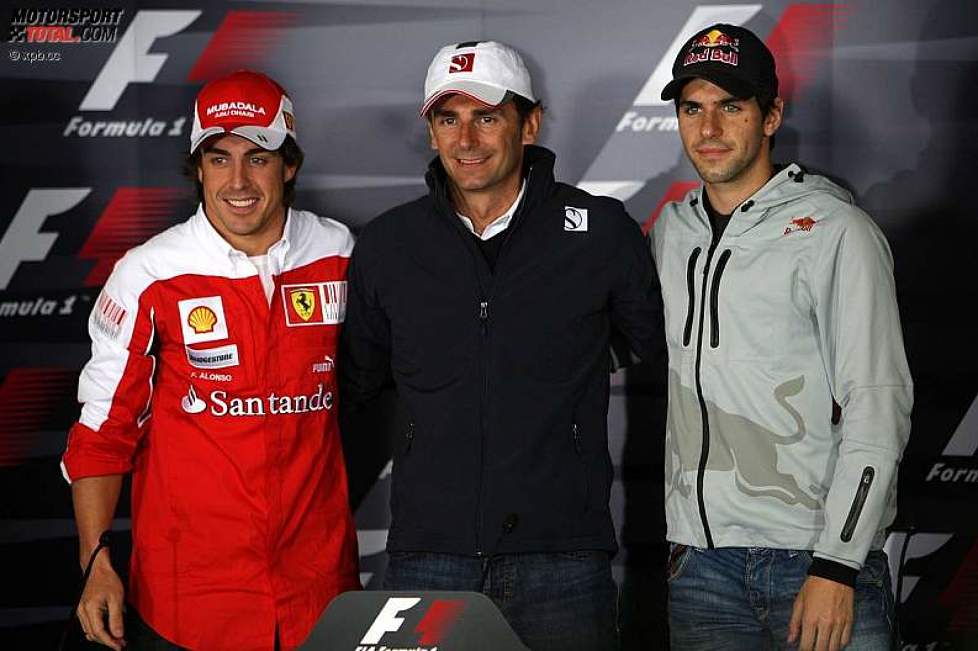 Spanier unter sich: Alonso, Alguersuari und de la Rosa