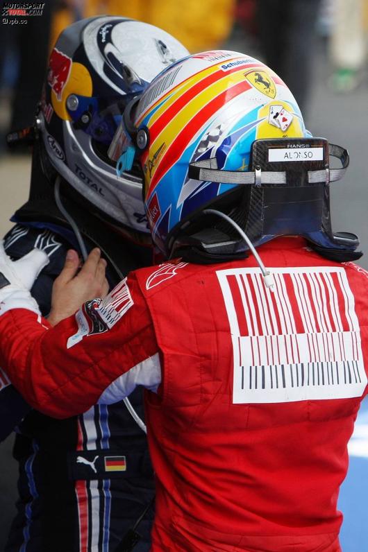 Fernando Alonso (Ferrari) Sebastian Vettel (Red Bull) 