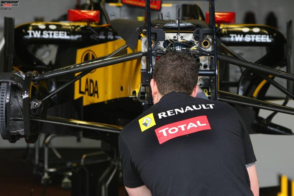 Vorbereitungen bei Renault