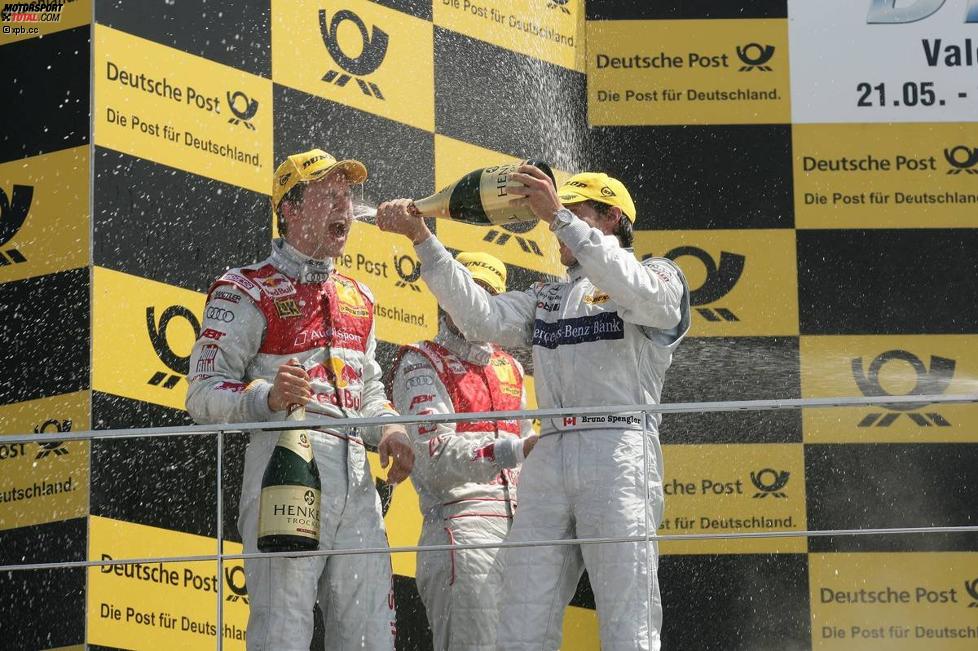 Mattias Ekström (Abt-Audi) und Bruno Spengler (HWA-Mercedes) 