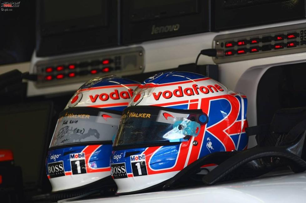 Helme von Jenson Button (McLaren) 