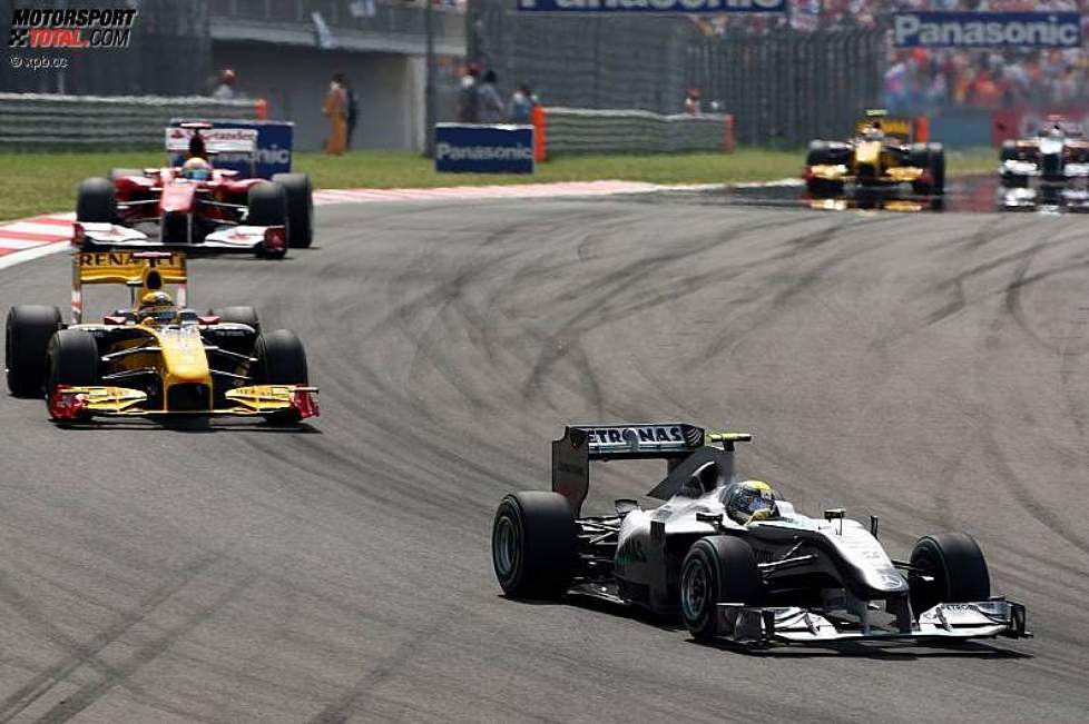Nico Rosberg (Mercedes)  Robert Kubica (Renault) 