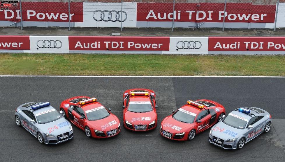 Die Flotte der Sicherheitsfahrzeuge von Audi