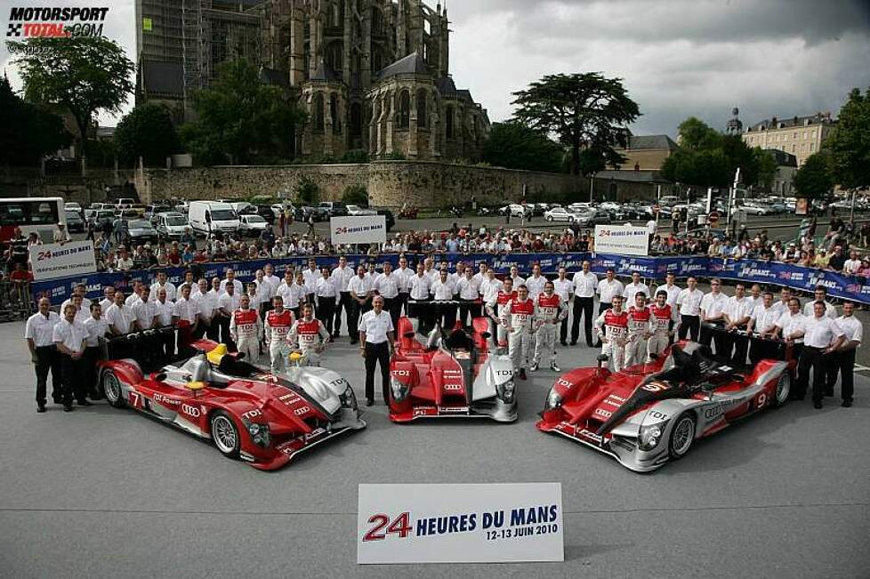 Die Audi-Armada in Le Mans
