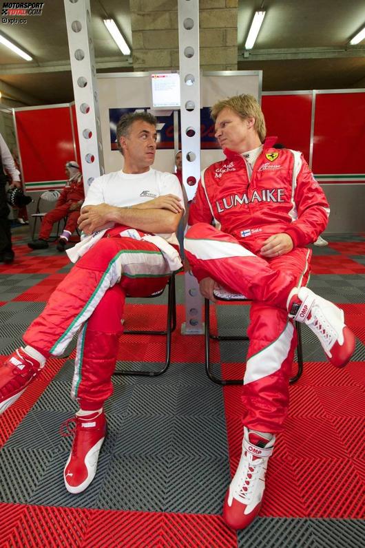 Jean Alesi und Mika Salo
