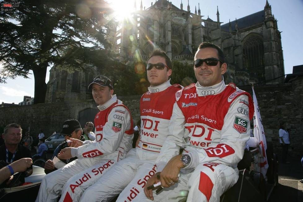 Marcel Fässler, Benoit Treluyer, Andre Lotterer (Audi Sport)