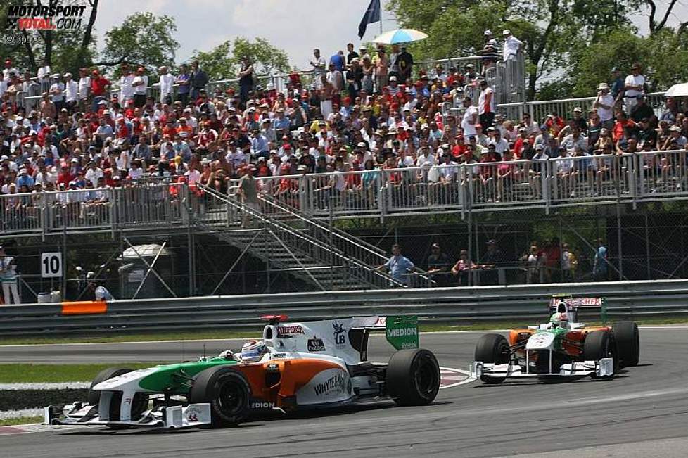 Adrian Sutil und Vitantonio Liuzzi (Force India) 