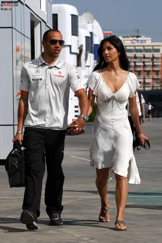 Lewis Hamilton (McLaren) mit Freundin Nicole Scherzinger