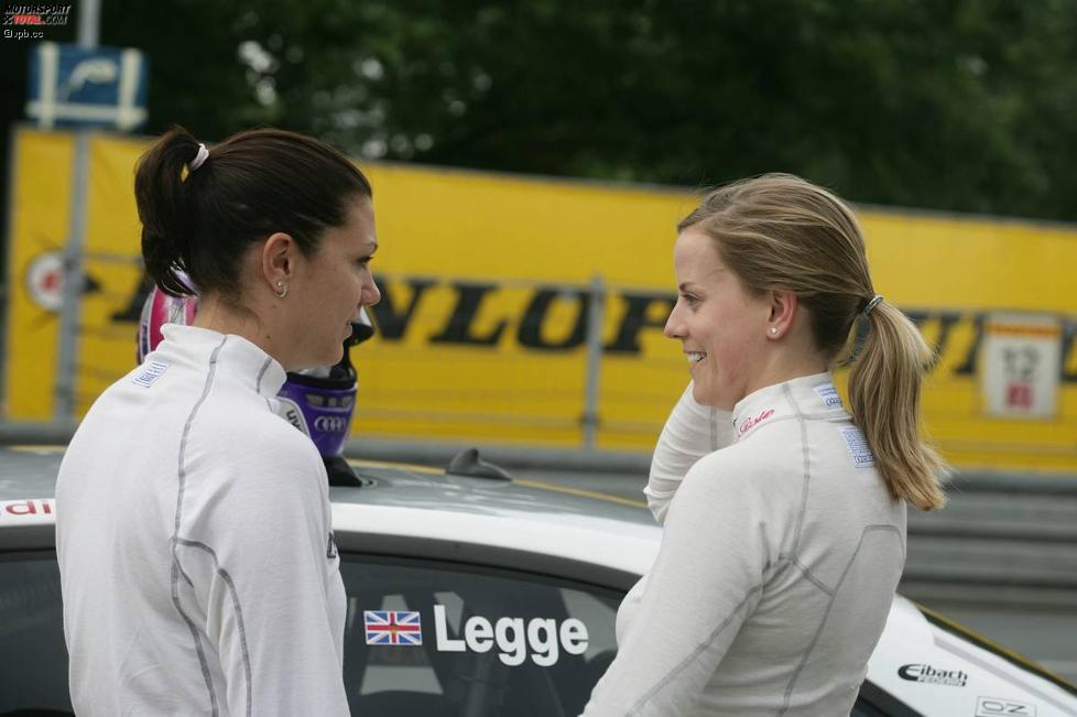 Katherine Legge (Rosberg-Audi) und Susie Stoddart (Persson-Mercedes) 