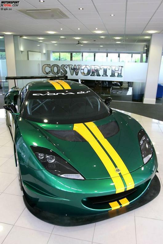 Ein Lotus Evora bei Cosworth