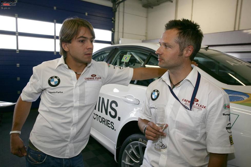 Andy Priaulx (BMW Team RBM) und Augusto Farfus (BMW Team RBM) 