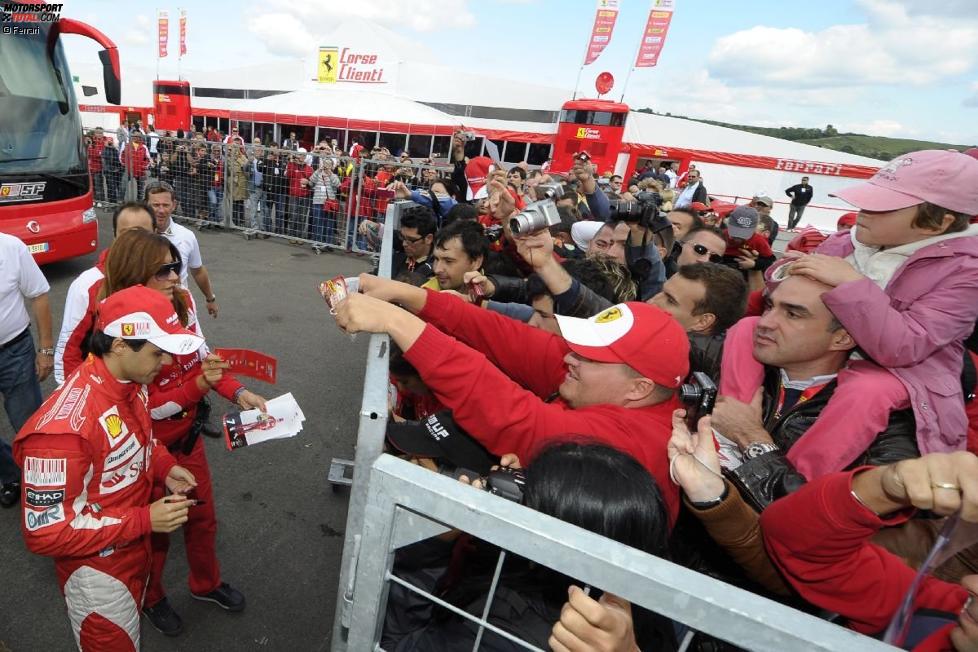 Felipe Massa (Ferrari) bei den Ferrari Racing Days in Ungarn